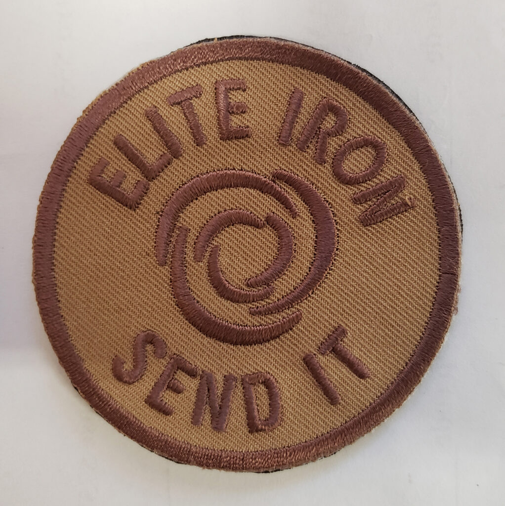 SEND IT Velcro Patch Elite Iron